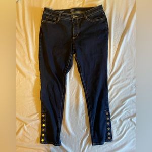 a.n.a. Size 12 Jegging with Ankle Snaps